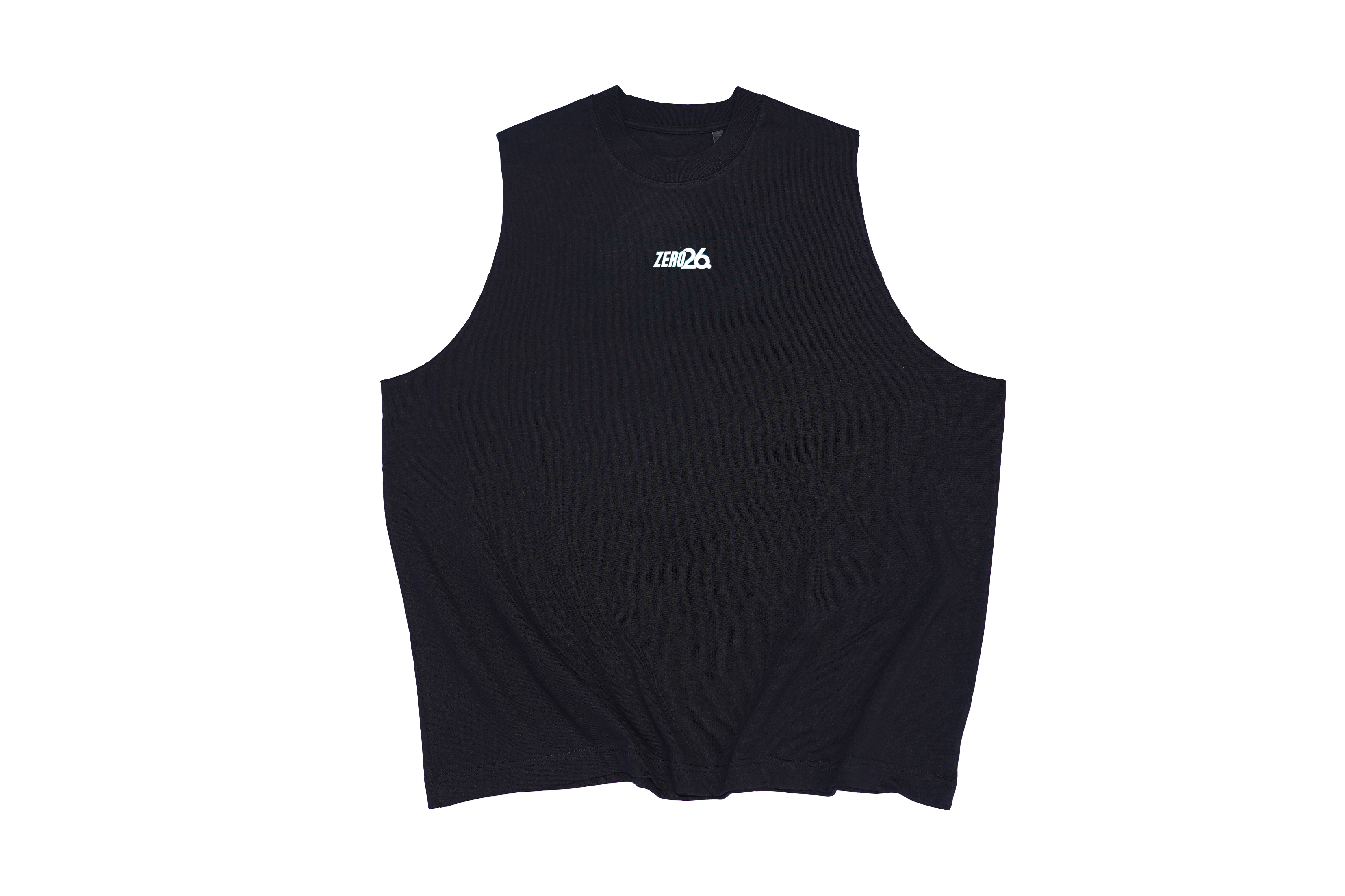 BLACK OVERSIZED TANK UNISEX